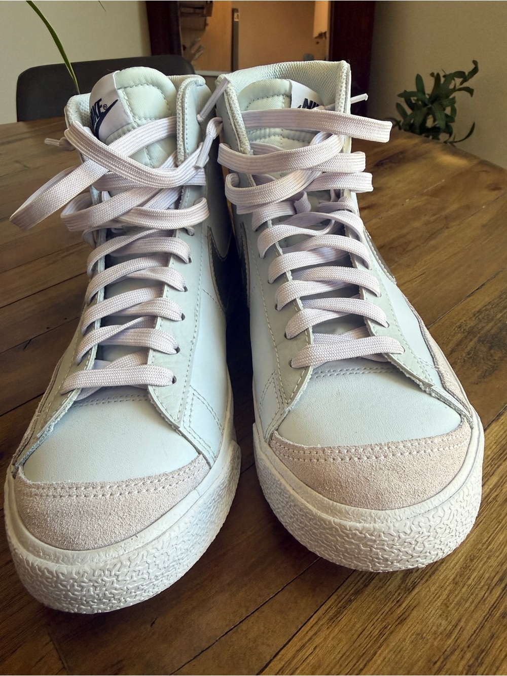 Kids Youth Nike Blazer Mid '77 (GS) Pure Platinum Metallic Silver Size 6Y